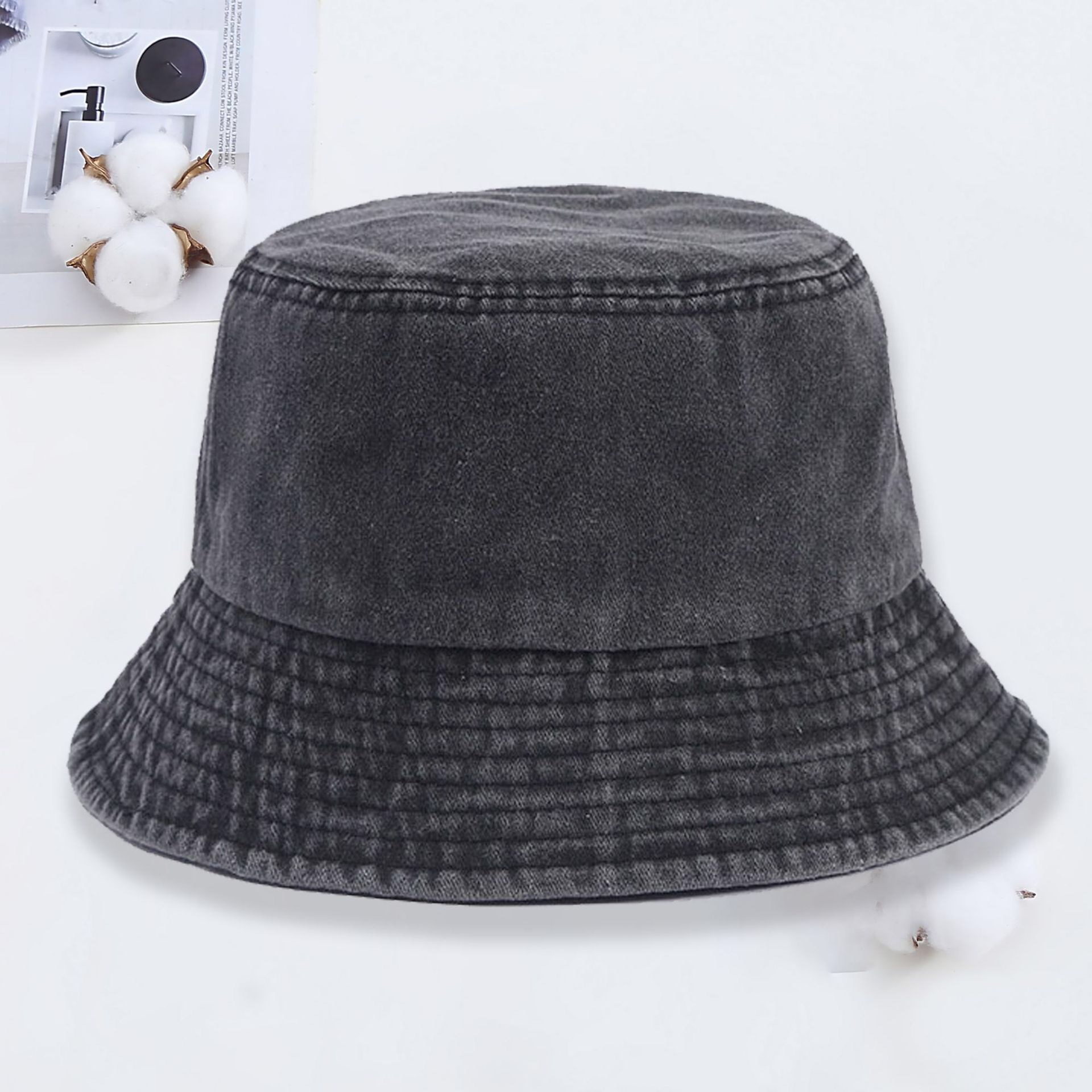 Benutzerdefiniertes Logo Denim – Bucket Hat Cotton Bewertung und Preis