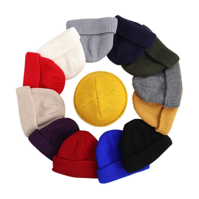 Weiche, gestrickte Wintermütze – Beanie Cuffed Knit Bewertung und Preis