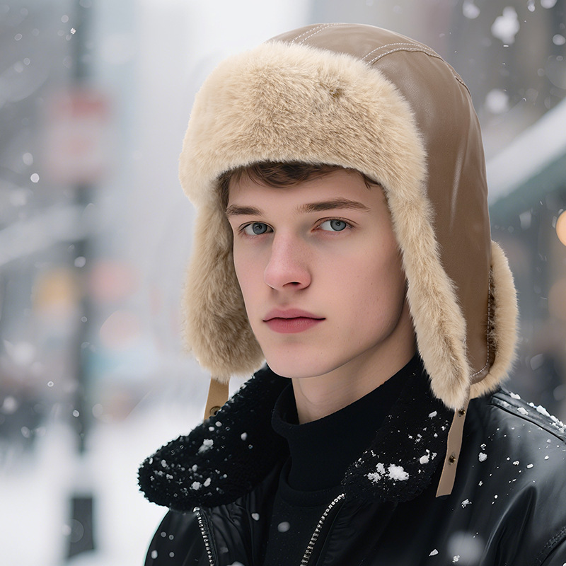 Herren Winter Warme PU-Leder T – Winter Trapper Hat Bewertung und Preis