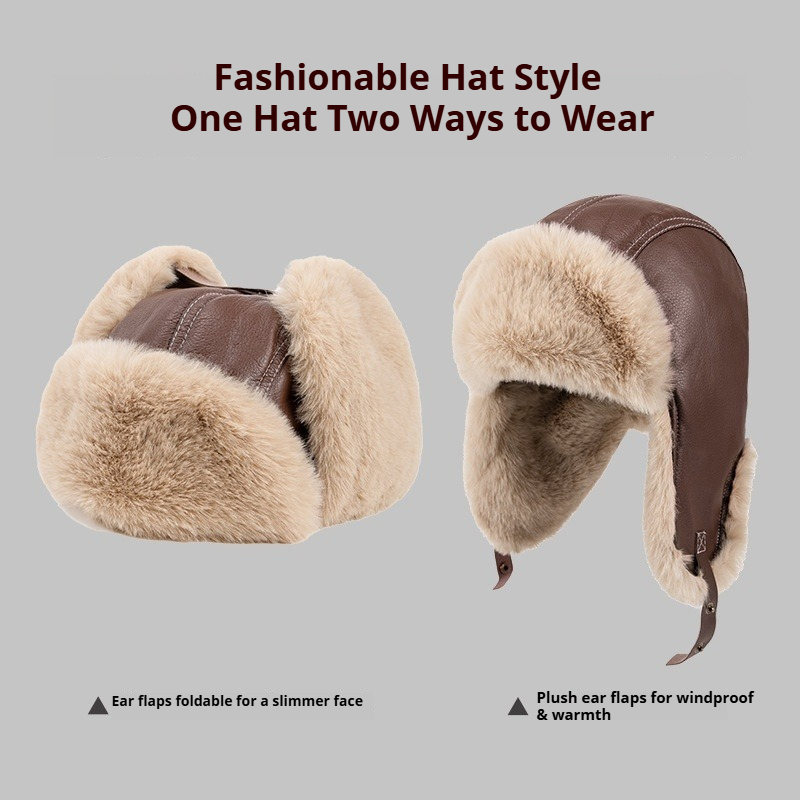Herren Winter Warme PU-Leder T – Winter Trapper Hat Bewertung und Preis